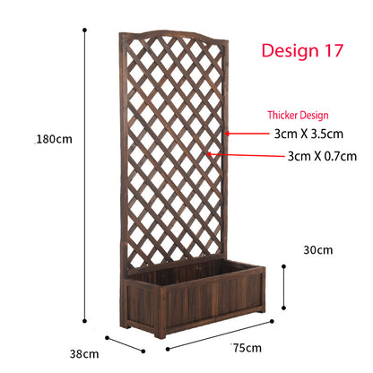 Juniper Wooden Screen Planter