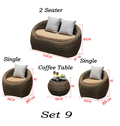 Lagoa Outdoor Rattan Sofa