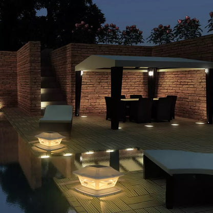 Solar Garden Post Light