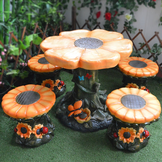 Terran Sunflower Outdoor Table & Chairs