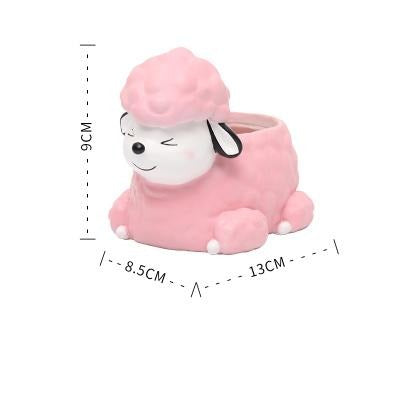 Cute Sleeping Animals Mini Pot