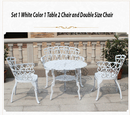 Knrox Outdoor Aluminum Table And Chair