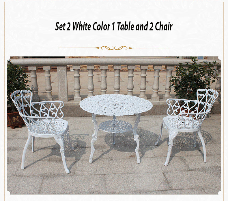 Knrox Outdoor Aluminum Table And Chair