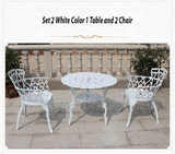 Outdoor Aluminum Table And Chair Set