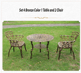 Outdoor Aluminum Table And Chair Set