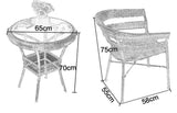 Nordisk Rattan Table And Chair Set