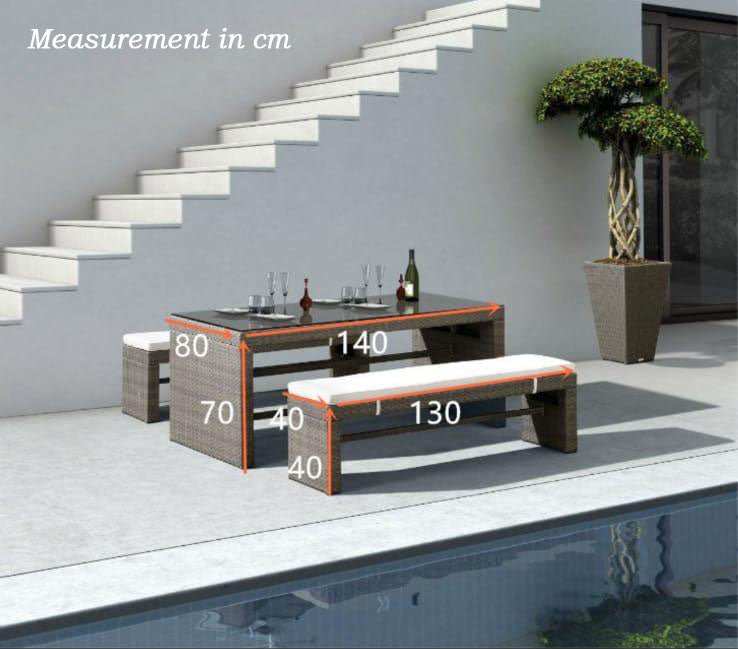 Avallon Bench Set
