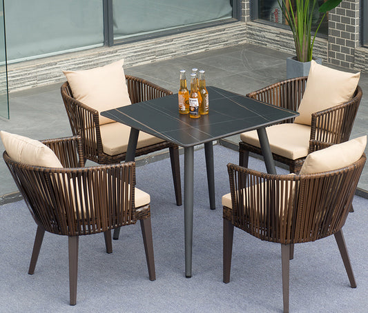 Mavi Marble Outdoor Table And Chair Set