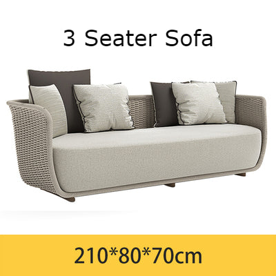 Concise Outdoor Sofa Set