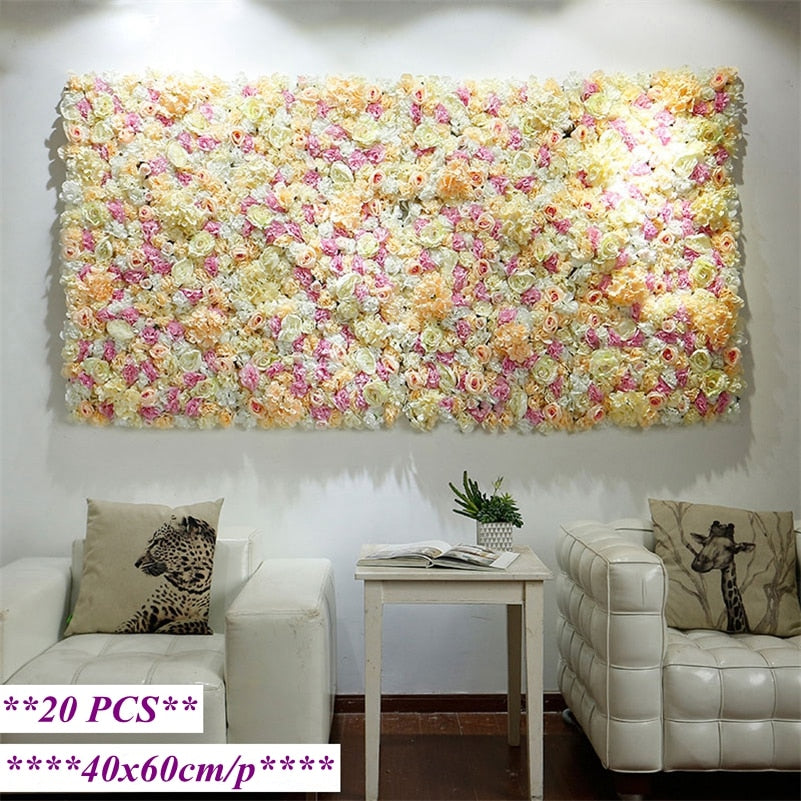 40x60cm Artificial Flower Wall