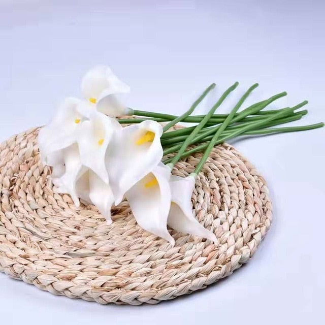 10 Pcs/lot Artificial Lily Flowers