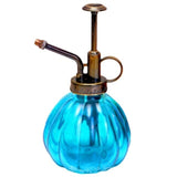 6.5" Vintage Pumpkin Shape Glass Spray Bottle