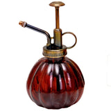 6.5" Vintage Pumpkin Shape Glass Spray Bottle