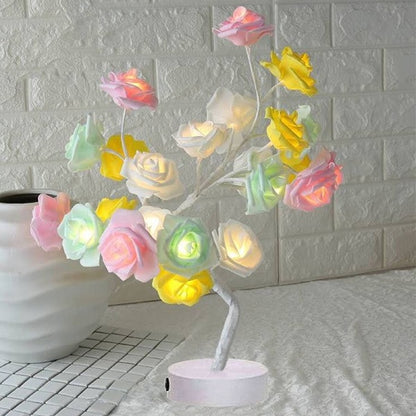 Rose Flower Led lamp Tree