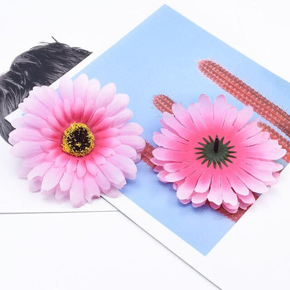 2/5/10 Pieces 10cm silk Gerbera