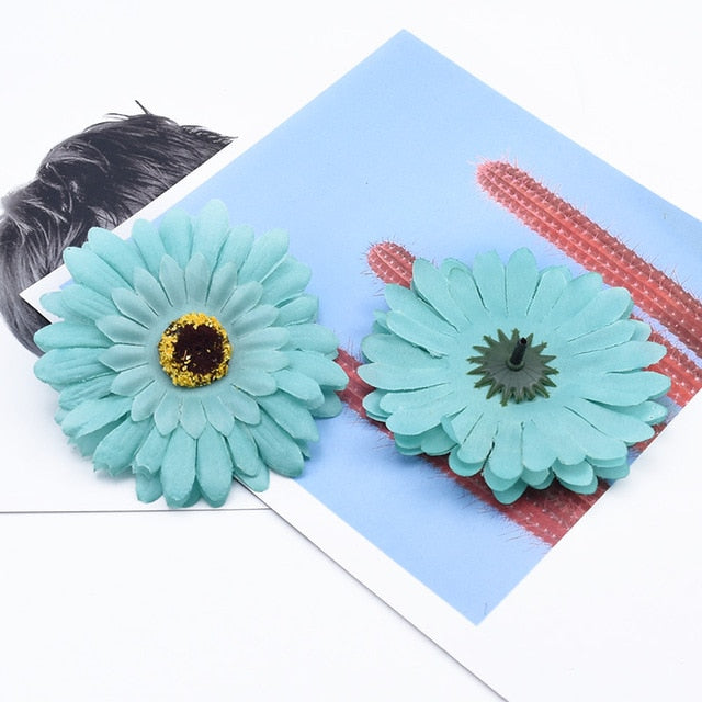 2/5/10 Pieces 10cm silk Gerbera
