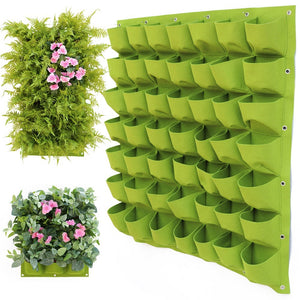 4/7/9/18/25/36/49/72 Pockets Green Wall Planting Bags