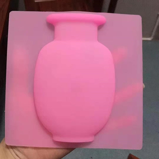 Wall Silicone Flowers Vases