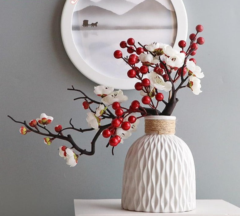Cherry Red Plum Blossom