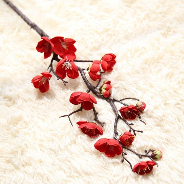 Cherry Red Plum Blossom