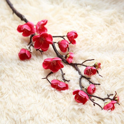 Cherry Red Plum Blossom