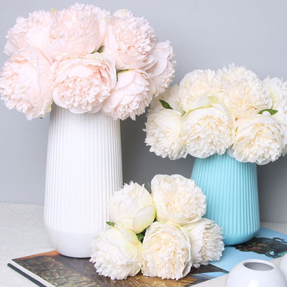 5pc Artificial Peony Silk Flowers