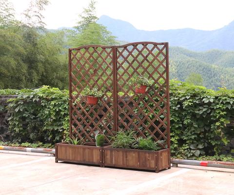 Juniper Wooden Screen Planter