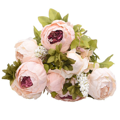 1Bunch European Artificial Peony Flowers