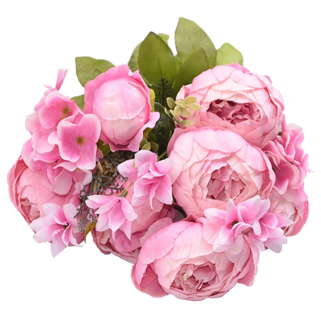 1Bunch European Artificial Peony Flowers