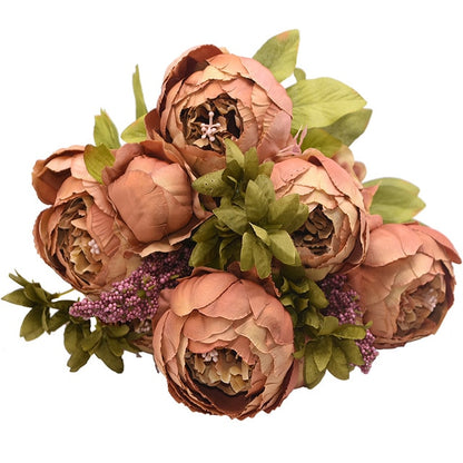 1Bunch European Artificial Peony Flowers