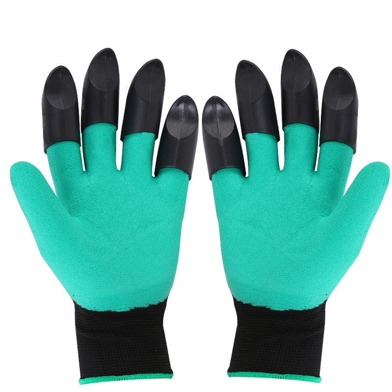 Durable Waterproof Hand Claw Garden Rubber Gloves
