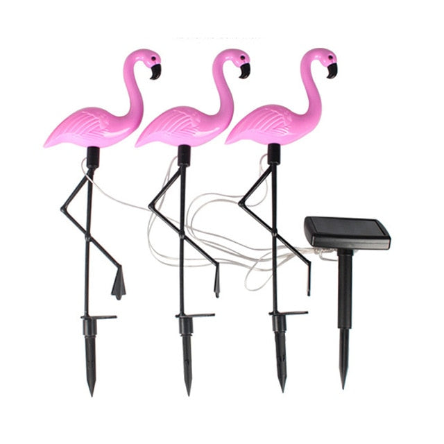 Flamingo Solar Power Light Garden Deco