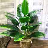 Tropical Heliconia Large Artificial Leaves