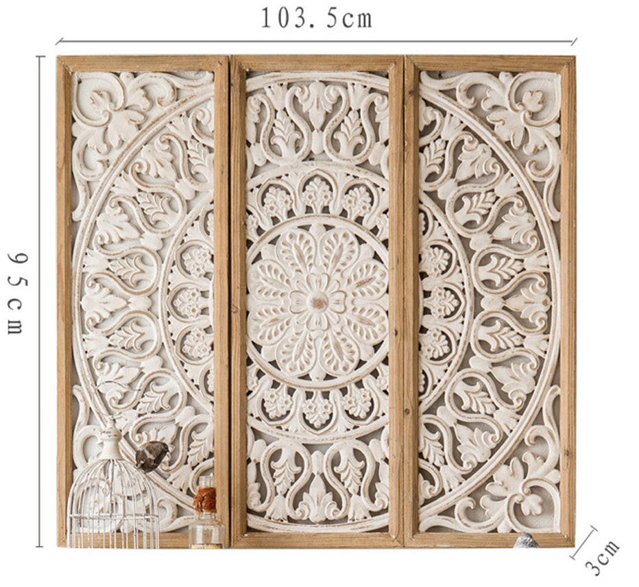 Carved Wooden Wall Decoration
