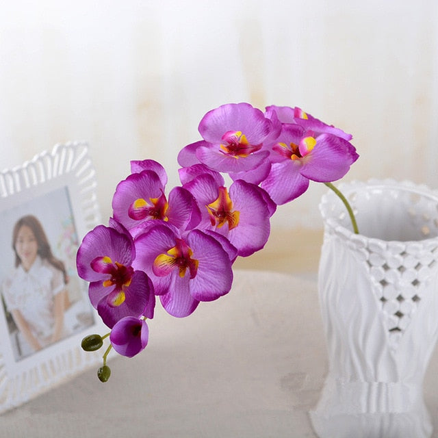 1pc Artificial Butterfly Orchid Flowers