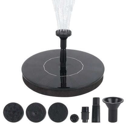 Solar Power Floating Water Fountain