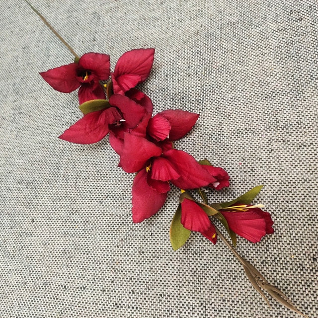 Artificial Silk White Orchid Flowers