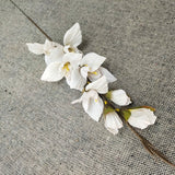Artificial Silk White Orchid Flowers