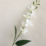 Artificial Silk White Orchid Flowers