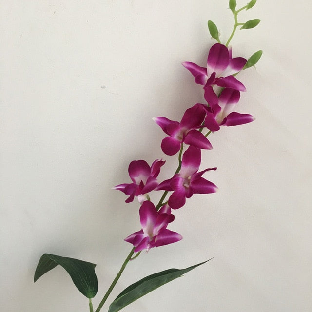 Artificial Silk White Orchid Flowers