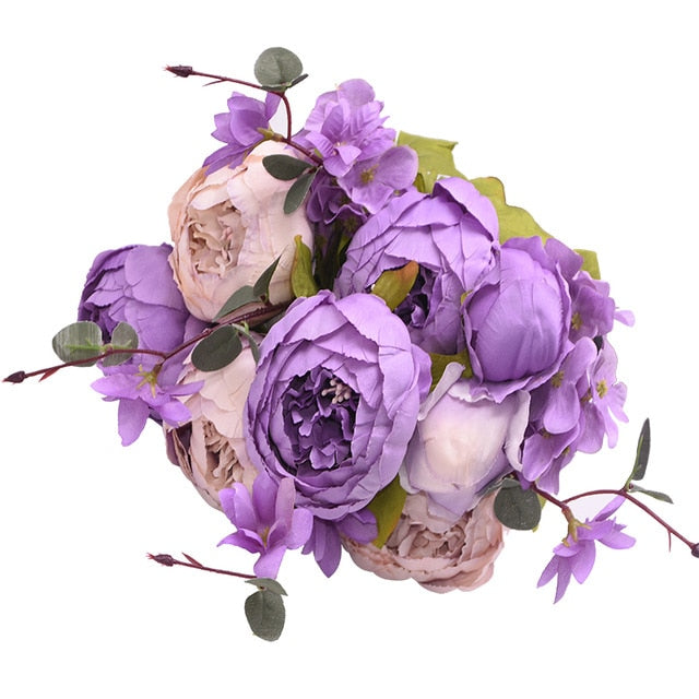 1Bunch European Artificial Peony Flowers