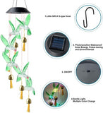Color Changing Solar Power Wind Chime for Patio Yard Garden