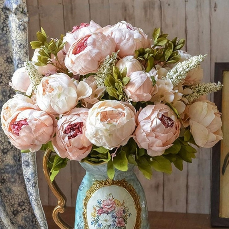 1Bunch European Artificial Peony Flowers
