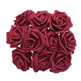 10/20/30Pcs 8cm Artificial PE Foam Rose Flowers