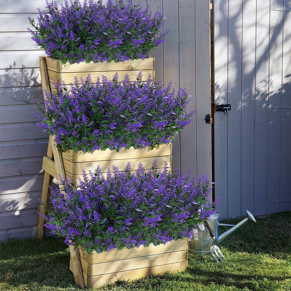8 Bundles Artificial Lavender