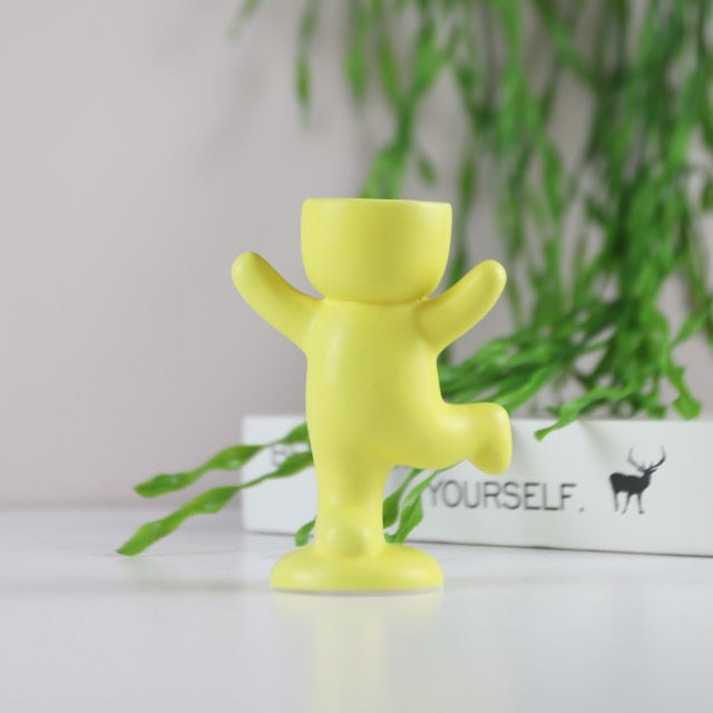 Creative Humanoid Ceramic Flower Pot