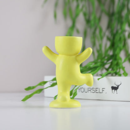 Creative Humanoid Ceramic Flower Pot