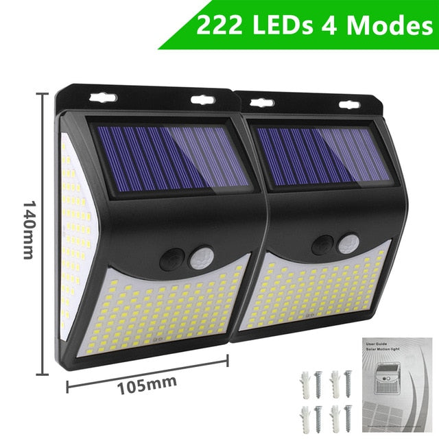 Brett Waterproof Garden LED Solar Motion Sensor Light