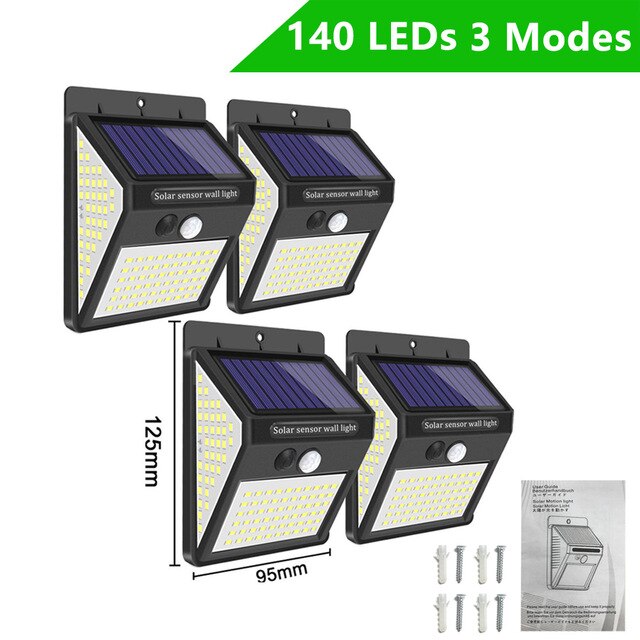 Brett Waterproof Garden LED Solar Motion Sensor Light