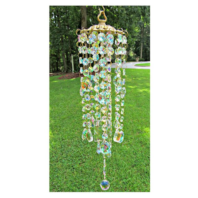 Colorful Crystal Wind Chimes